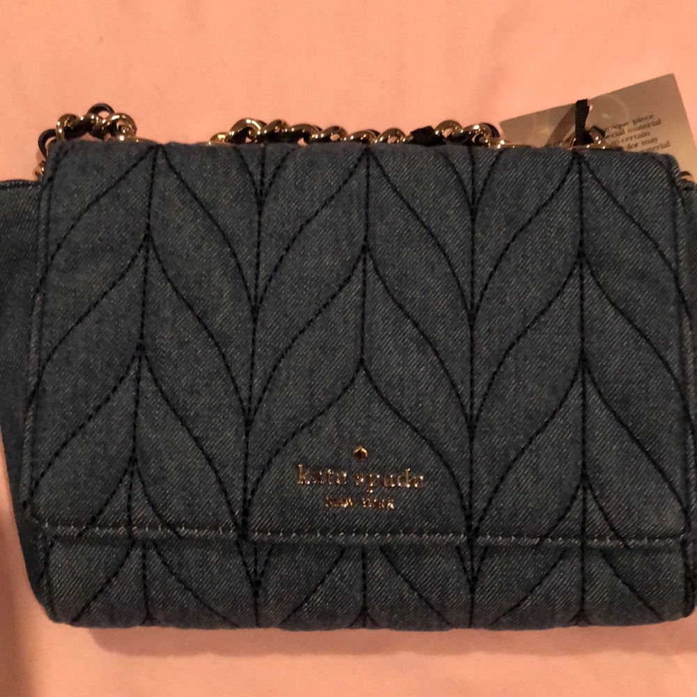 NWT denim blue jean crossbody from Kate spade